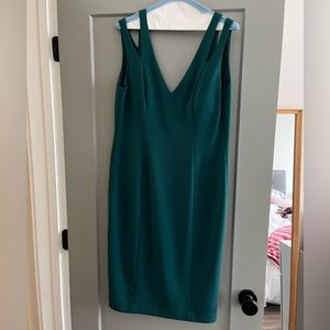 Beautiful green Vince Camuto cocktail dress - worn once!